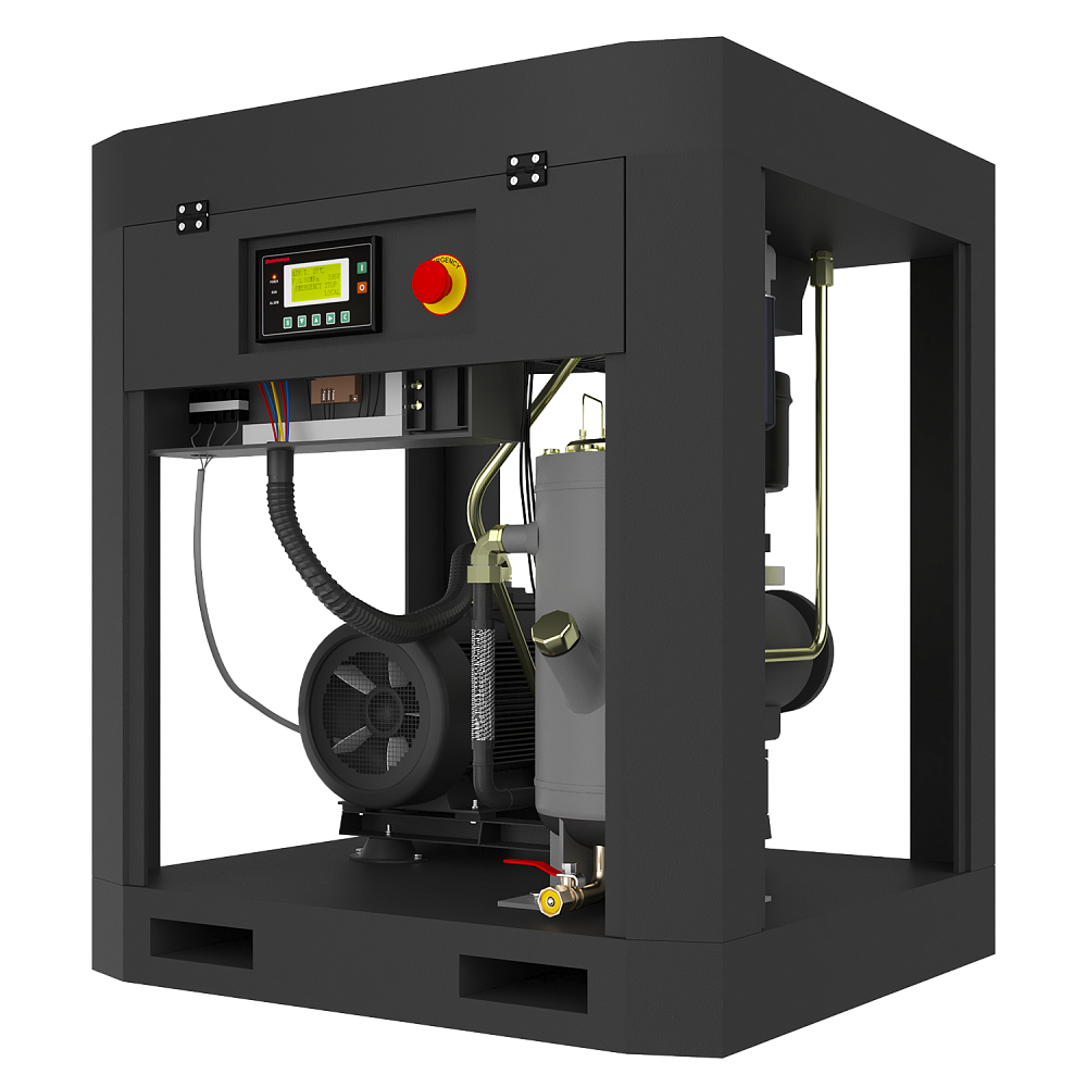 HRS-941500IP-23 Винтовой компрессор с ременным приводом Harrison: 1500 л/мин, 8 бар, 11 кВт