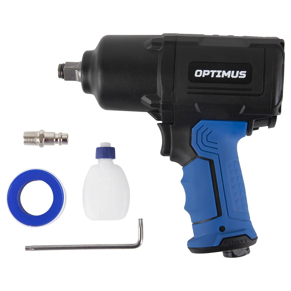 OPT-PW2050 Гайковерт пневматический ударный, привод 1/2", 1600 Нм OPTIMUS