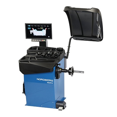 Станок балансировочный автоматический с дисплеем, с пневматическим валом, синий NORDBERG 4523PA1(B)_P