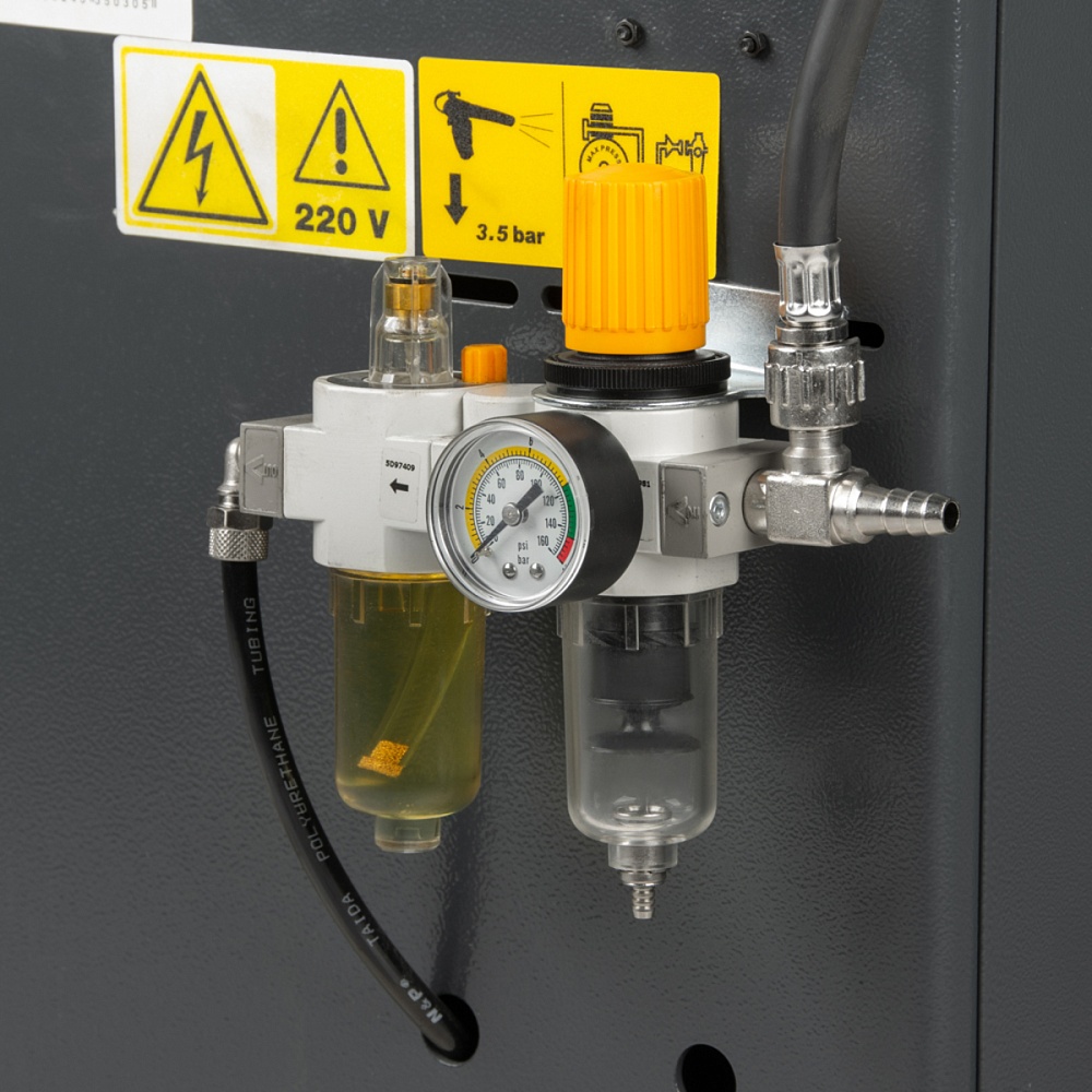 WDK-709222 Автоматический шиномонтажный станок со взрывной накачкой колес. Захват 10"-24" Wiederkraft